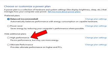 How To Enable Missing High Performance Plan Performance Power Plan In Windows 11