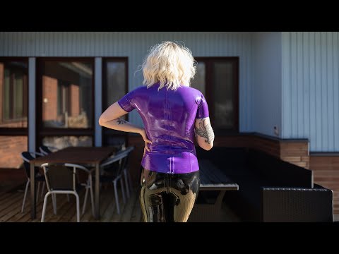 Latex photoshoot during spring | Project L: Part 119 - Behind the scenes of a latex photoshoot