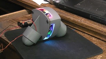 Testing the concept of a Self-balancing "reaction wheel" VINCENT robot.