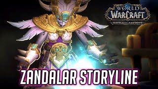ZULDAZAR STORYLINE: All Cutscenes \& Main Story Quests (WOW: Battle for Azeroth)
