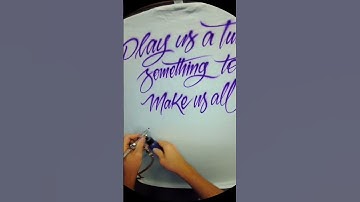 Airbrush Script lettering