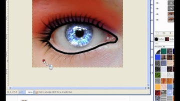 How To Enhance Eye In GIMP Part2 Makeup
