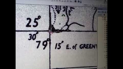 Toposheet georeferensing