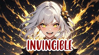 Nightcore – Invincible ⚔️ (Rock Version) (Lyrics)