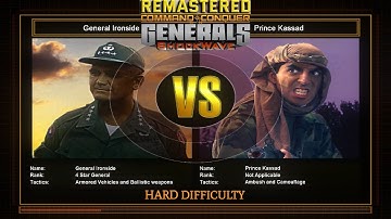 Armor General Challenge 6 (VS Stealth) | Hard Difficulty | C&C Generals Shockwave Remastered