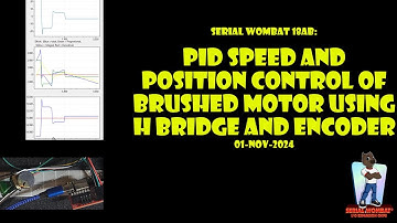 Controlling Brushed Encoder motors with H Bridge and PID from Arduino using Serial Wombat 18AB chip