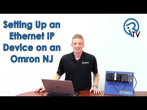Setting Up an EtherNet/IP Device on an Omron NJ