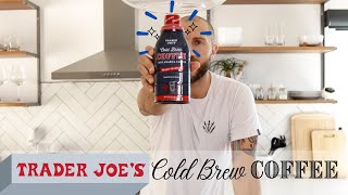 Trader Joe's Ready To Drink Cold Brew Coffee | Coffee Drink Review by The Guru