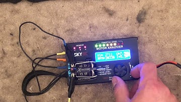 Trinity Revtech X Factor 13.5T  Motor Analyzer Kv test rotor TEP1119 vs TEP1154 comparison