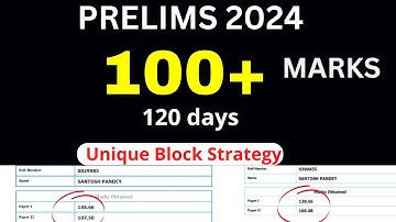 LAST 120 DAYS PRELIMS 2024 REVISION STRATEGY