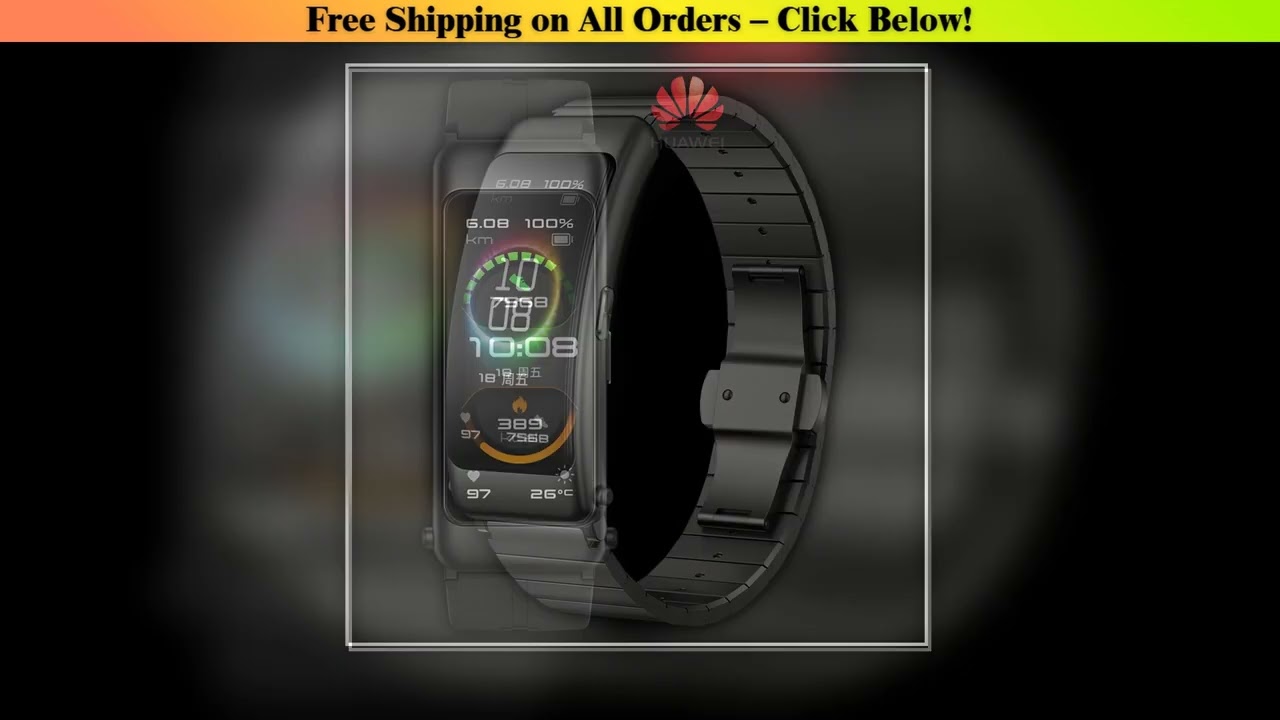 90% NEW Huawei TalkBand B6 Talk Band B6 width Bluetooth Smart Bracelet Sports Wristbands Touch