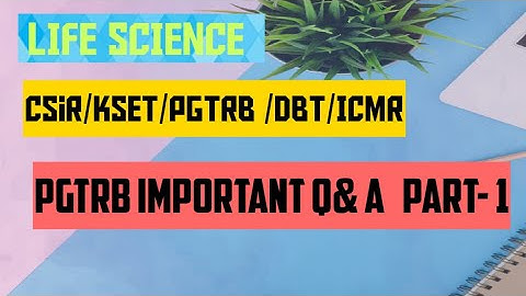 #kset #csir Net#tnset #pgt #dbt # lifescience #Pgtrb zoology previous year Question & Answers Part 1