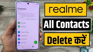 Realme delete all contacts