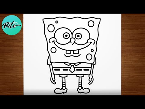 Vídeo: Como Desenhar O Bob Esponja