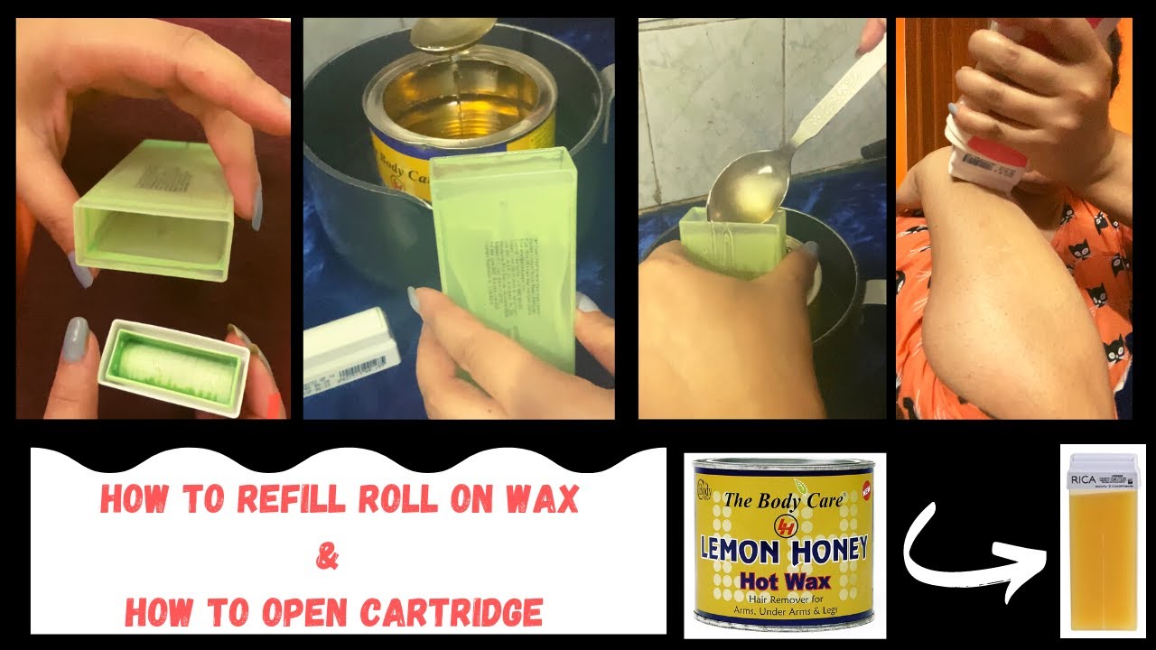 How To Refill Rica Roll On Wax Cartridge | How To Open Wax Cartridge Lid | How To Refill Roll On Wax
