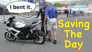 Fixing Motorcycle Crashes To Save A Track Day