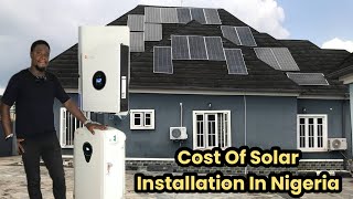 This Solar Setup Powers Air Conditioners, Television, Lighting Equipment At This Cost In Edo State.