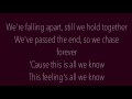 All we know lyrics - The Chainsmokers ft. Phoebe Ryan