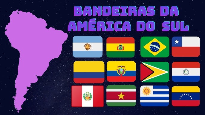 O quanto você conhece as bandeiras das Américas!