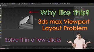 3ds max viewport layout problem | English