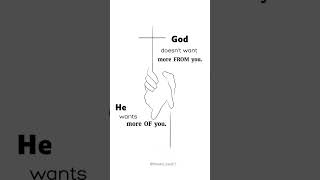 Quality time with God beats quantity..⌛God’s love doesn’t need reasons — it just remains..💟 #shorts