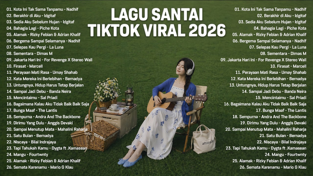 Lagu Santai Viral Tiktok 2026 — Top Hits Indonesia 2026 | Kota Ini Tak Sama Tanpamu, Berakhir di Aku