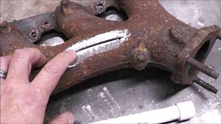 Stick Welding Cast Iron Repair with Muggy Weld