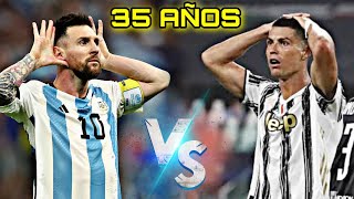 🚨 MESSI DESTROZA a CRISTIANO RONALDO cuando ambos tenían 35 años 💥 Análisis estadístico y trofeos