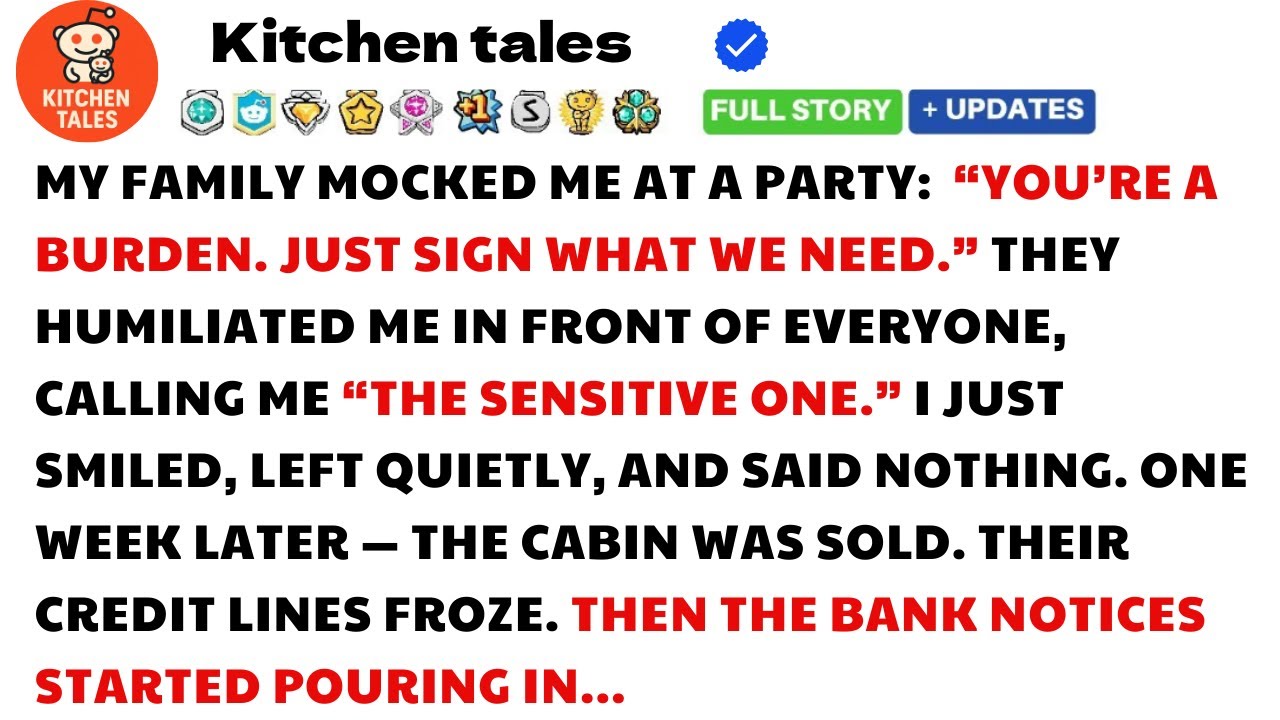 My Family Turned Me Into a Joke at Dinner — A Week Later, Their Assets Disappeared