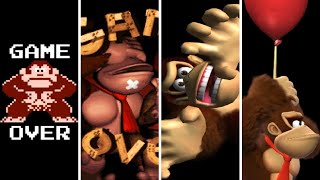 Evolution of Game Overs in Donkey Kong Games (19812021)