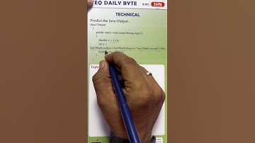 3496 TEQ Daily Byte #t4teq #tcs #wipro #zoho #google #cts #java #python #interview #jobs #developer