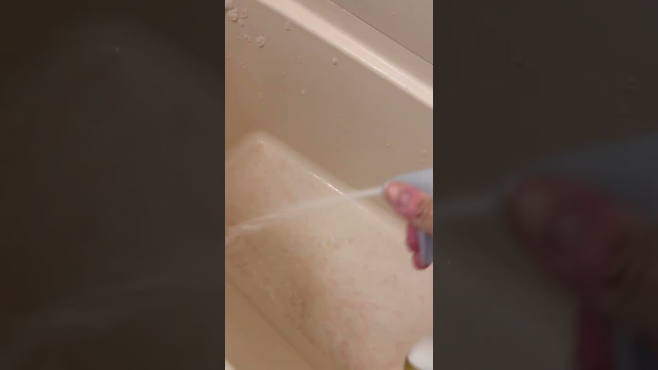 【お風呂】浴槽がピンクのカビだらけ！大掃除！
