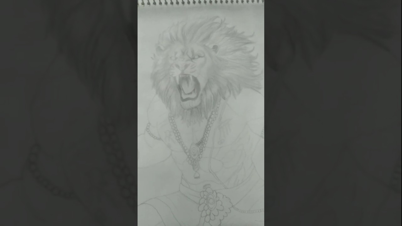 Narsimha drawing #art #drawing
