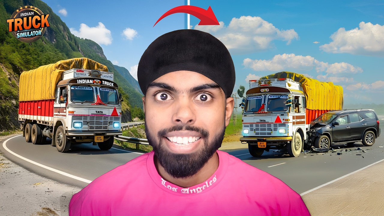 I PLAYED INDIAN TRUCK SIMULATOR GAMES FROM PLAYSTORE...