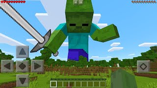 I Found TITAN MOBS in Minecraft Pocket Edition...