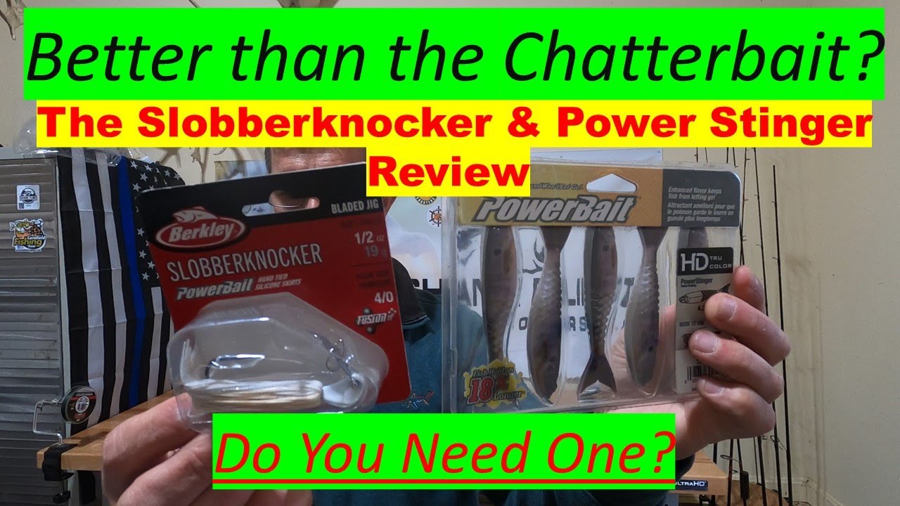 The Slobberknocker & Power Stinger review, Better than the Chatterbait?  #fishing #bass #review 