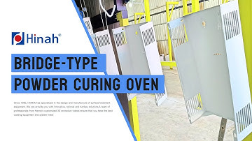 Inside a Bridge Curing Oven: Drying Workpieces After Powder Coating #powdercoatingline
