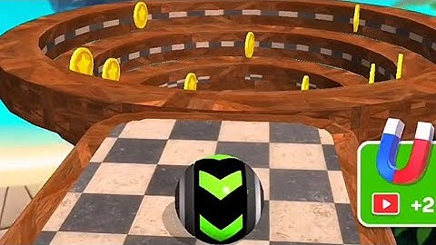 Sky Rolling Ball 3D Gameplay Speedrun Max All Levels 1492