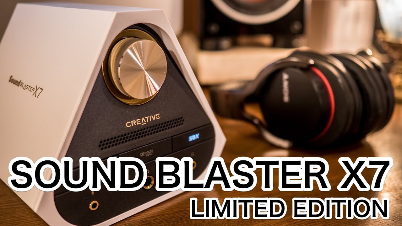 高音質と多機能をコンパクトに Creative Sound Blaster X7 Limited Edition 試聴レビュー Youtube