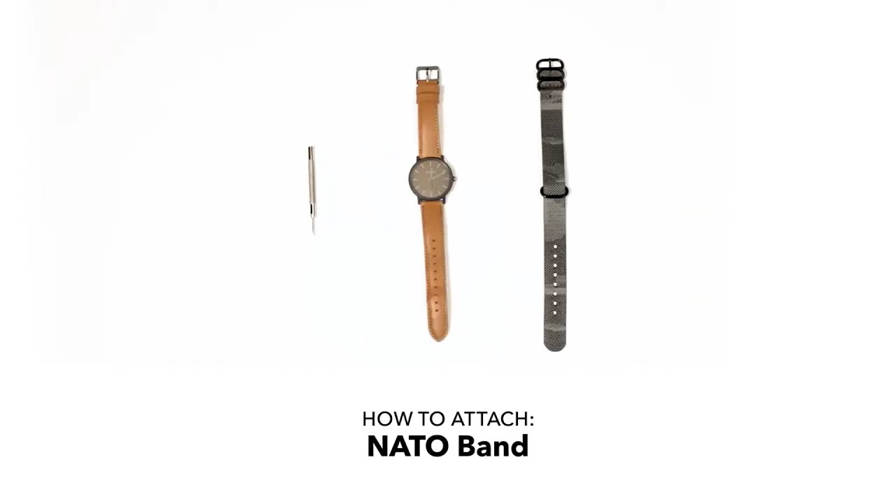 How to Install & Put On a NATO Watch Strap