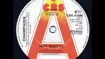 Champaign - How Bout Us (HQ Audio)