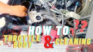 MITSUBISHI MIRAGE G4 THROTTLE BODY AND MAP SENSOR CLEANING