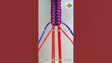 Bracelet Knitting Tutorial: Bracelet Pattern#shorts #macrametutorial #tricks #howto#craftideas
