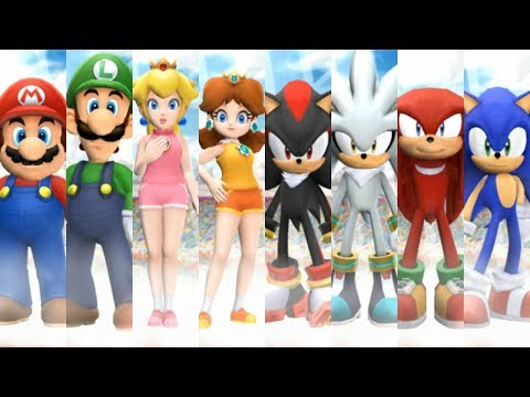 Mario and Sonic at the London 2012 Olympic Games - All Characters