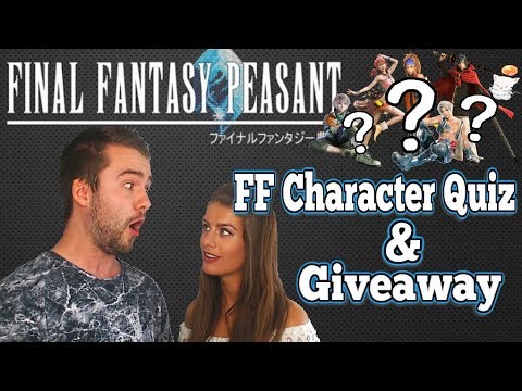 LETS QUIZ TASH! Final Fantasy Peasant Wall Update & Prize Giveaway