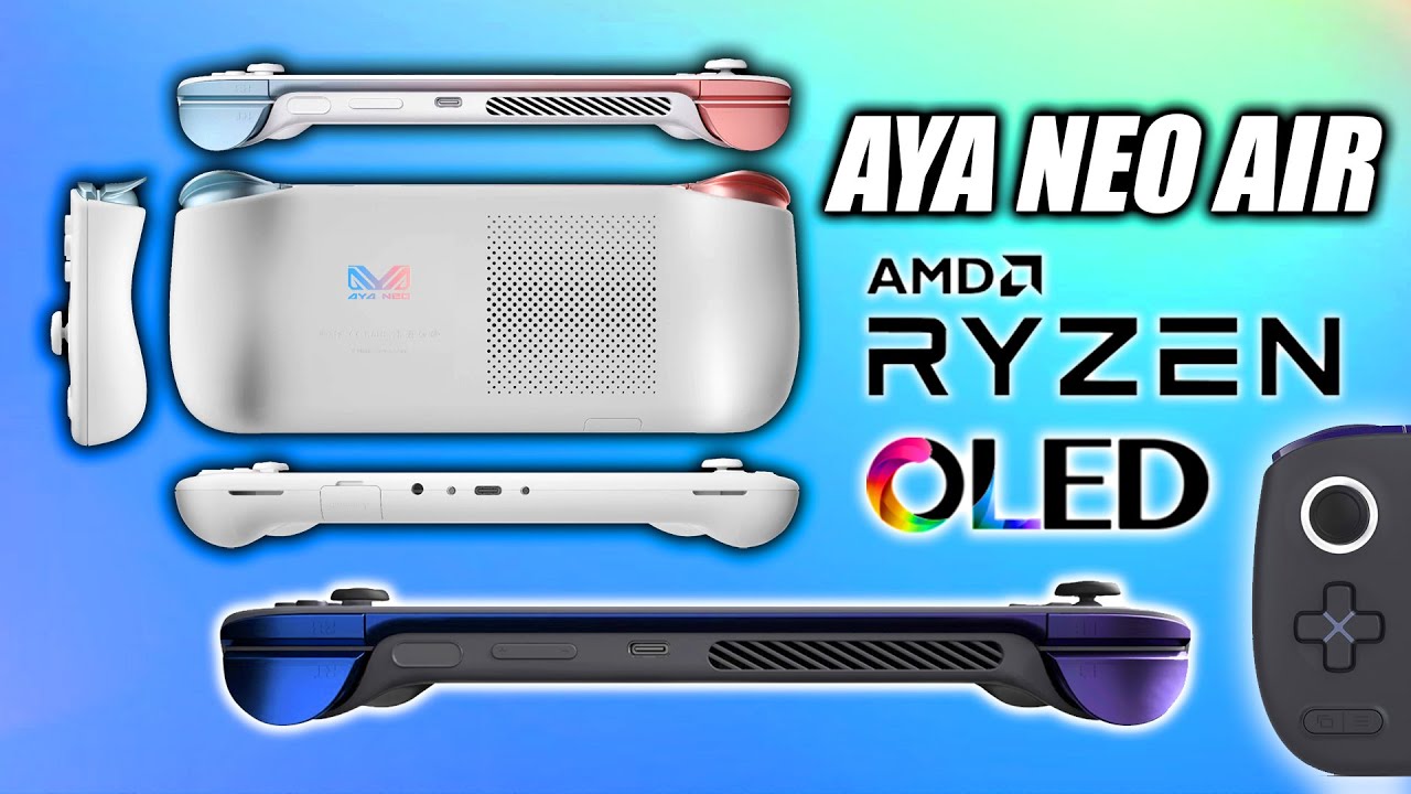 The AYA Neo Air Is A Fast, Light Weight Ultra-Portable Hand-Held! OLED & Ryzen APU