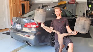 This Is How the Lexus ISF Should Have Sounded From the Factory  Muffler Delete