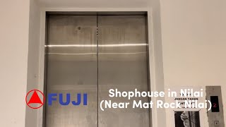 Rare Fixtures FUJI elevator at a shophouse in Nilai (near Mat Rock Nilai)