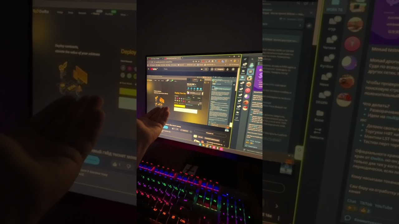 Отработка Tesnet monad  видео гайд по отработке уже готов