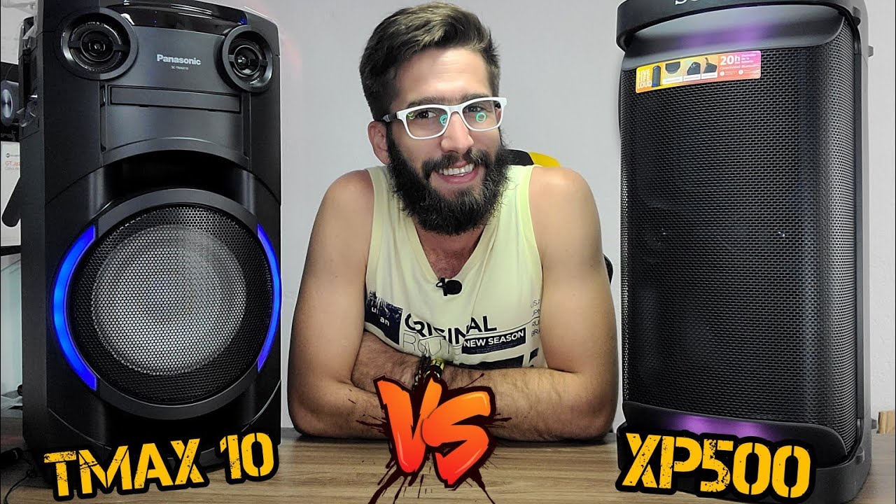 PANASONIC SC-TMAX10 250W Vs SONY SRS-XP500: Qual caixa de som Tem mais Qualidade? (Comparativo)